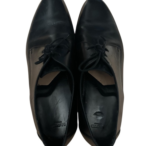 Lloyd of Germany Classic men Black Leather Oxfords shoes, size 11 main image 6